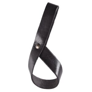 Support de ceinture pour corne à boire en cuir, support de corne, Noir