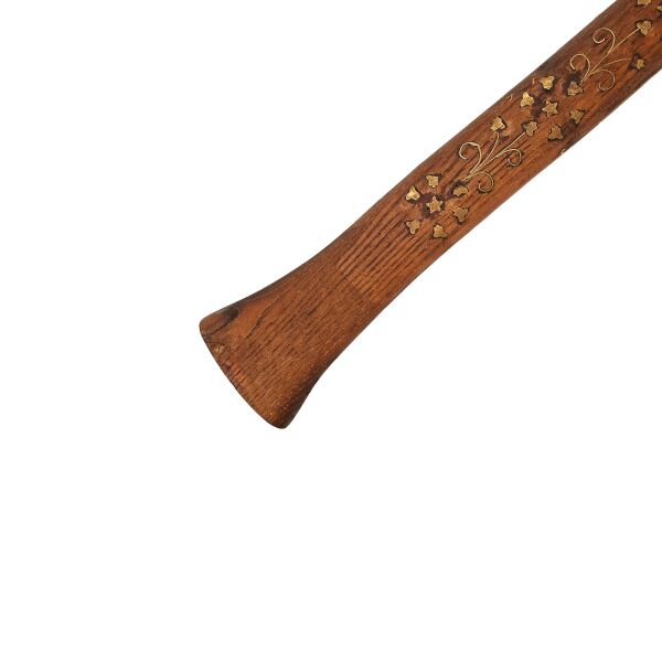 Longue Lame Viking Forgée Main 39cm – épée Médiévale Avec Fourreau Cuir – Cadeau Homme