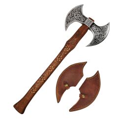 Couteau Viking Hache Viking Avec Couteau Intégré - Acier Carbone 1095