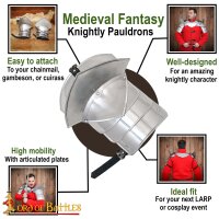 Epaulettes médiévales fantastiques