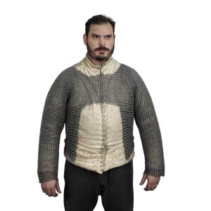Round Ring Chainmail Shirt Joined Sleeves Voiders,...