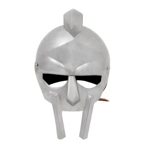 Casque légendaire en acier de gladiateur "Maximus" avec incrustation