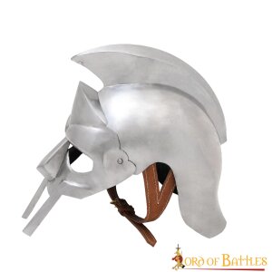 Casque légendaire en acier de gladiateur "Maximus" avec incrustation