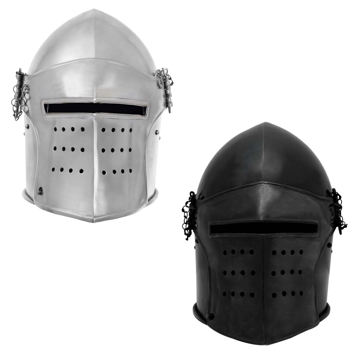 Black knight basinet helmet with Detachable Visor and...