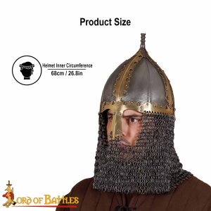 10e siècle Varangian Rus Slav Gnezdovo Helm 16 Gauge (1,6 mm)