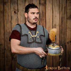 Casque dacier romain centurion avec doublure