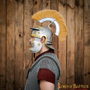Casque dacier romain centurion avec doublure