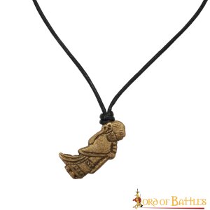 Valkyrie pendentif viking laiton couleur antique avec...