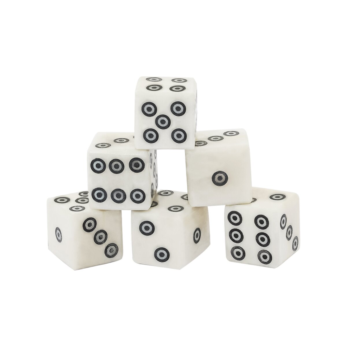 Set di 6 cubetti dosso romani