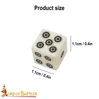 Cubes dos romains, lot de 6