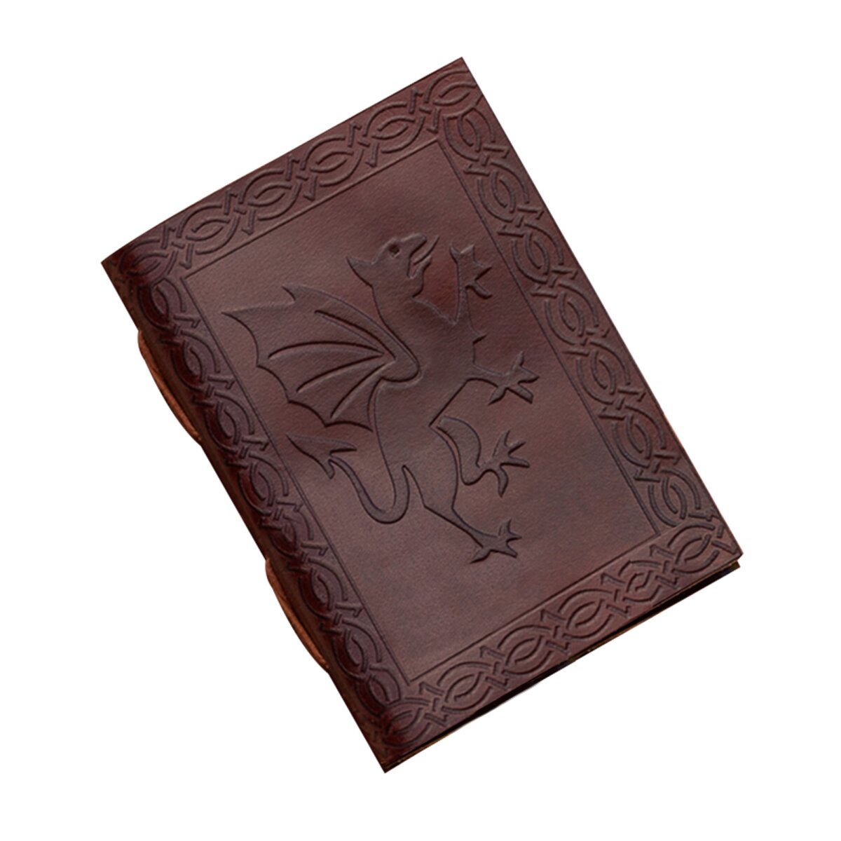 "The Dragon Journal" Journal en cuir fait main...