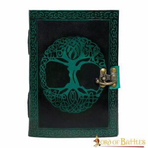 Medieval Tree of Life Journal Handcrafted Genuine Leather...
