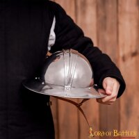 casque médiéval dinfanterie Kessel Hut ou Eisenhut Stahlhelm