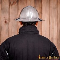 casque médiéval dinfanterie Kessel Hut ou Eisenhut Stahlhelm