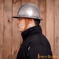 casque médiéval dinfanterie Kessel Hut ou Eisenhut Stahlhelm