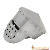 Chevalier croisé Casque historique en pot