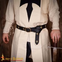 Ceinture médiévale de croisé noir