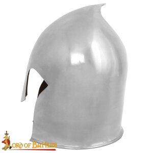 Casque de guerrier elfe avec doublure en cuir 16 Gauge (1,6 mm)