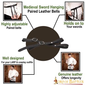 Épée Pendentif de ceinture 2 pièces