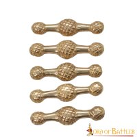 Garniture décorative baguettes polies en laiton, 5 pièces