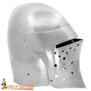 14th century Knight Bascinet Fully Functional BATTLE...