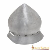 Casque médiéval tardif Chapeau de fer En finition antique 16 Gauge (1,6 mm)