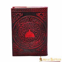 Journal "Pentagramme" rouge Journal Carnet de notes