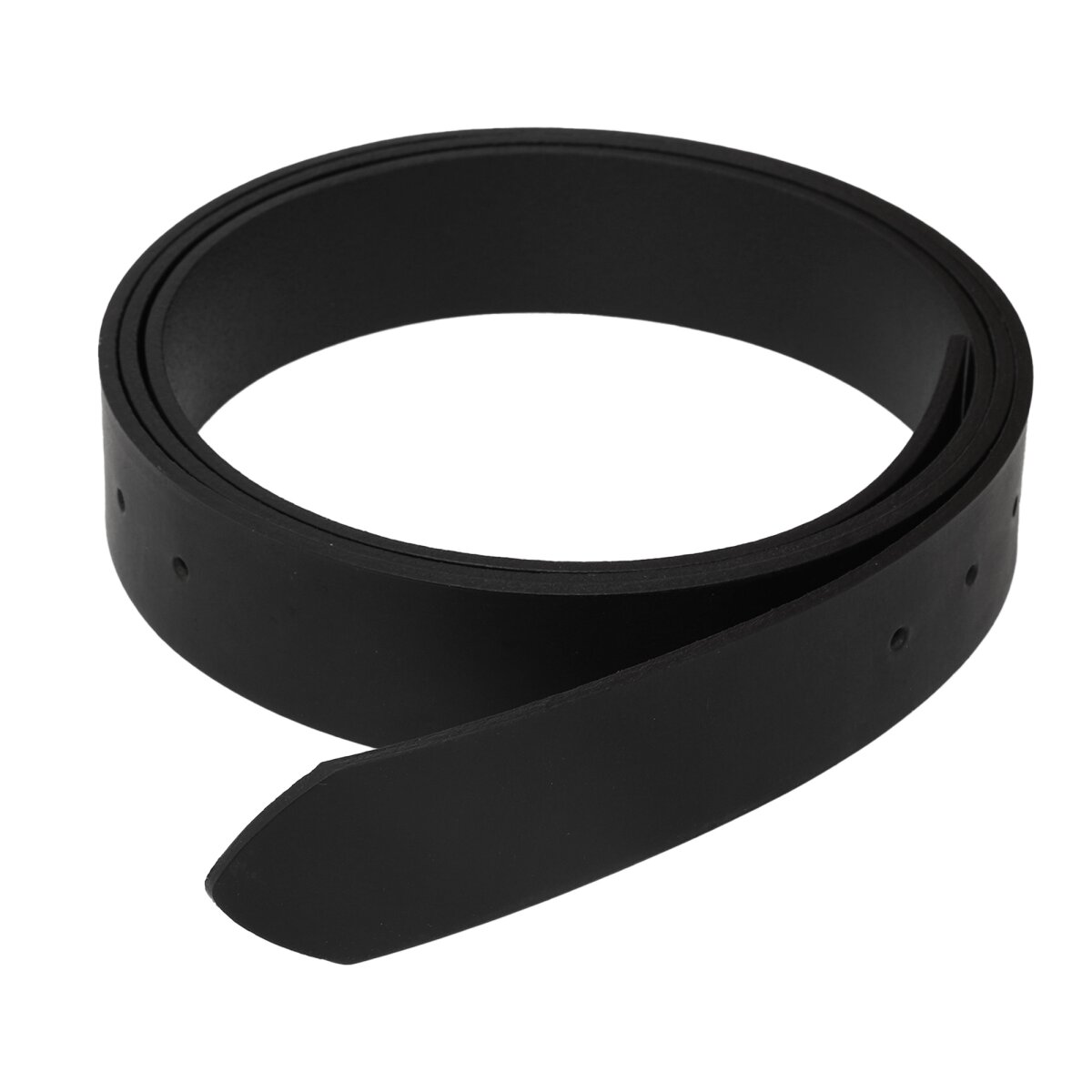 Ceinture en cuir faite main simple DIY 3,8 cm de large Noir