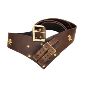 Ceinture de pirate en cuir avec support pour...