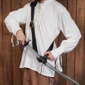 Harnais de défense ou ceinture dépaule en cuir pour épée larp