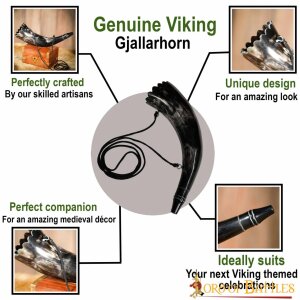 Viking Gjallarhorn Corne dappel Cordon