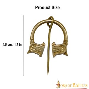 Fibel Viking Broche en laiton Fermoir de manteau