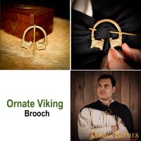 Fibel Viking Broche en laiton Fermoir de manteau