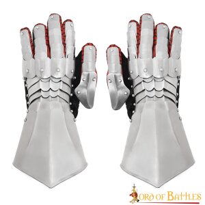 Gants de cuirasse de la fin du Moyen Âge 18 Gauge (1,3 mm)