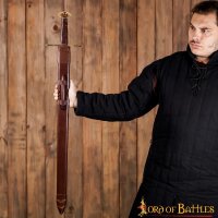 épée médiévale avec fourreau en cuir type XI Oakeshott