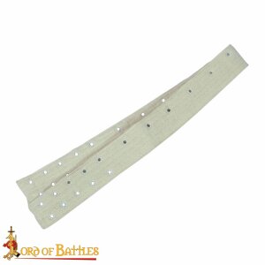 Ceinture darmure médiévale rembourrée ou pagne en toile Naturelle