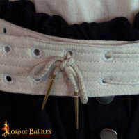 Ceinture darmure médiévale rembourrée ou pagne en toile Naturelle