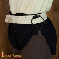 Ceinture darmure médiévale rembourrée ou pagne en toile Naturelle