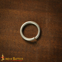 Anneaux libres Anneaux de chaîne en acier, anneaux ronds non rivetés, ID 10 mm, épaisseur 16 Gauge (1,6 mm)