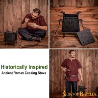 Réplique dune cuisinière romaine