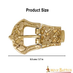 Boucle de ceinture viking en laiton réplique