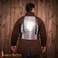 cuirasse médiévale en acier avec poches pour les jambes armure armure polie