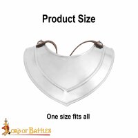 Collerette de plaque Gorget simple ou collerette 18 Gauge (1,3 mm)