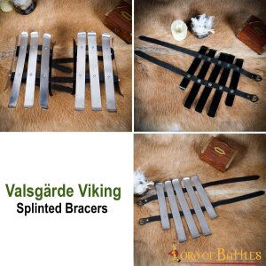 Valsgärde armure viking de bras ou armatures polies 16 Gauge (1,6 mm)