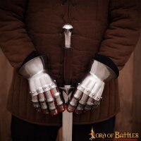 Gants médiévaux en sablier Gants blindés 14ème siècle 16 Gauge (1,6 mm)