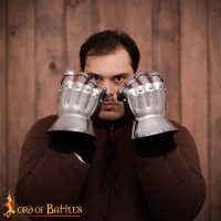 Gants médiévaux en sablier Gants blindés 14ème siècle 16 Gauge (1,6 mm)