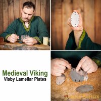 Viking médiéval Visby Plaques dacier à lamelles Pour armures à plaques