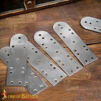 Birka Plaques à lamelles 100 pièces Plaquettes dacier en vrac Pour les armures à lamelles Les Vikings/Rus/Khazars