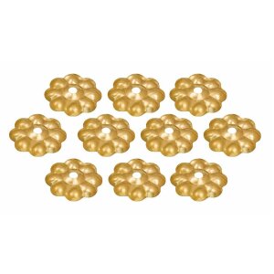 Fleurs Rivets décoratifs Ferrure décorative en laiton Set de 10 pièces