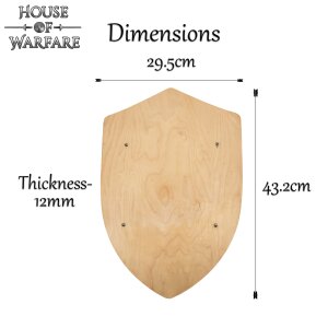 Ecusson en bois personnalisable Petit 43,2 x 29,5 cm